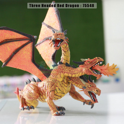 Three Headed Red Dragon : 75548